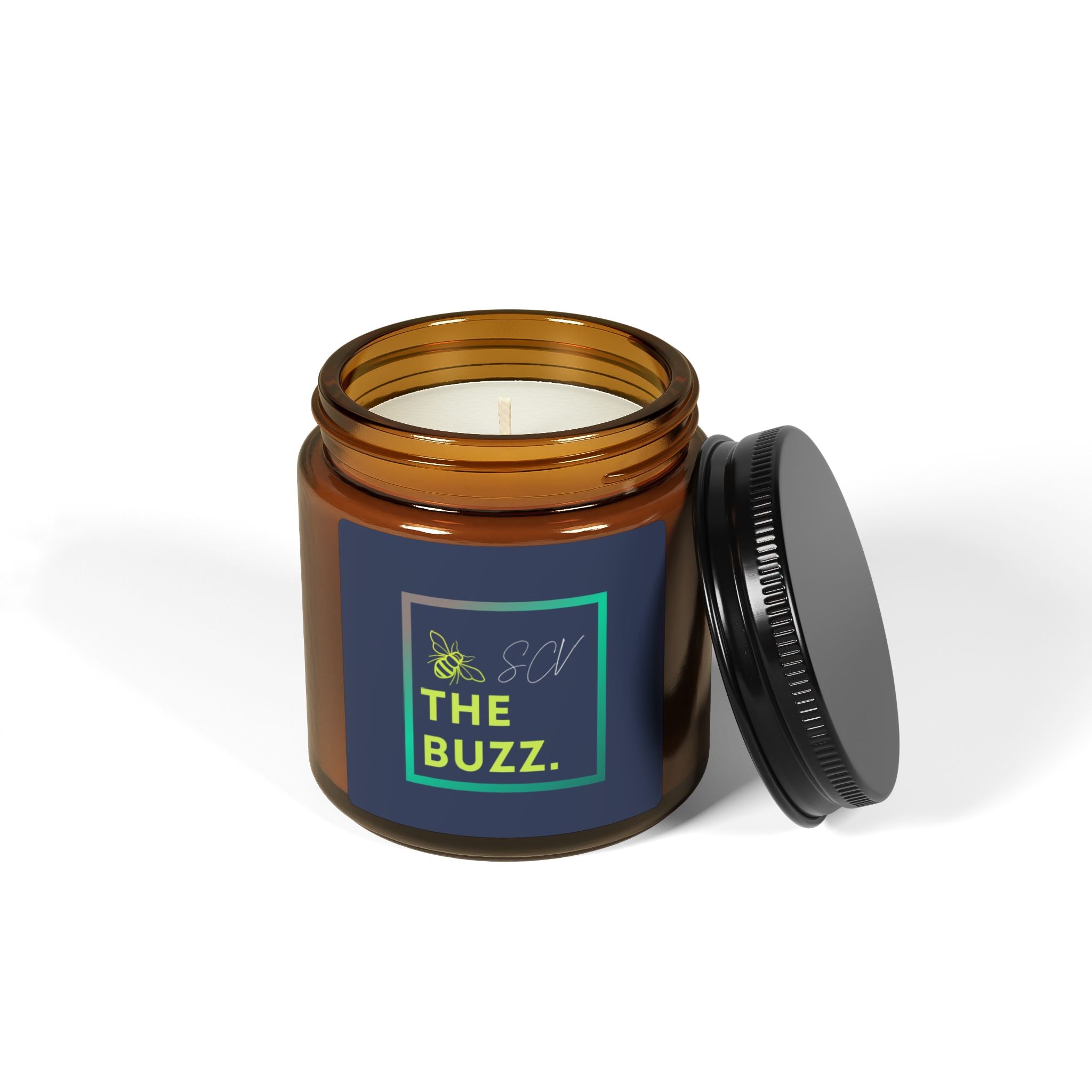 *The Buzz* (Scented Soy Candle - Multi-Size, Amber Jar)