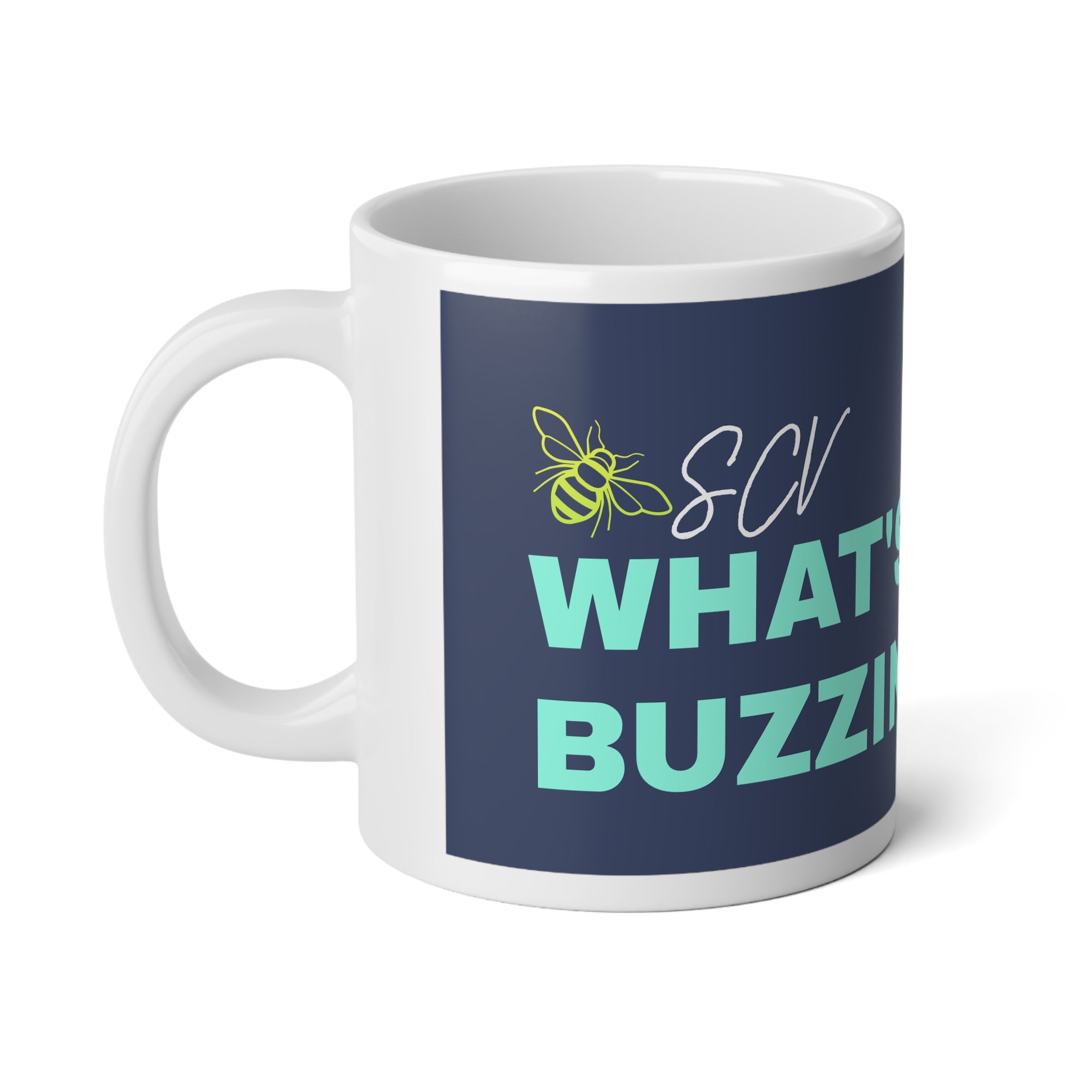 *What's Buzzin?* (Jumbo Mug, 20oz)