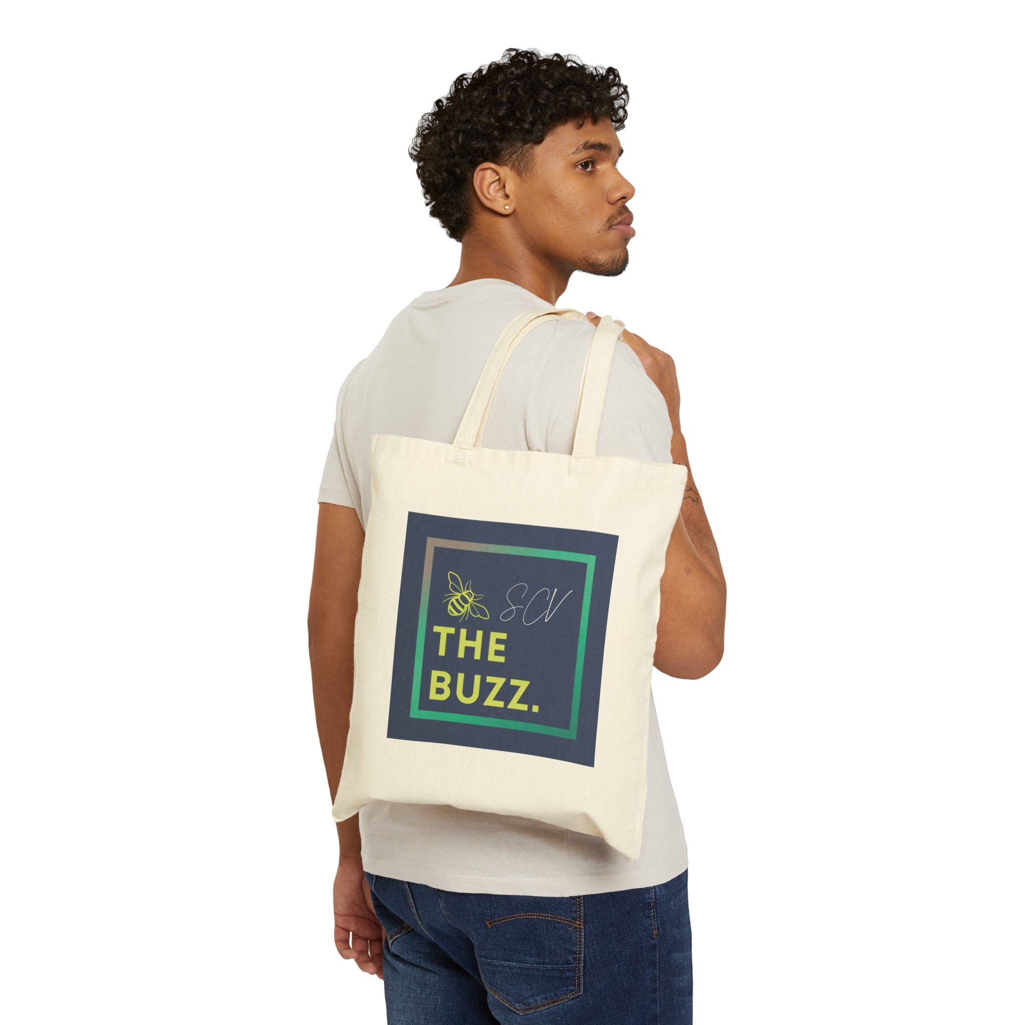 *The Buzz* (Logo Cotton Canvas Tote Bag)